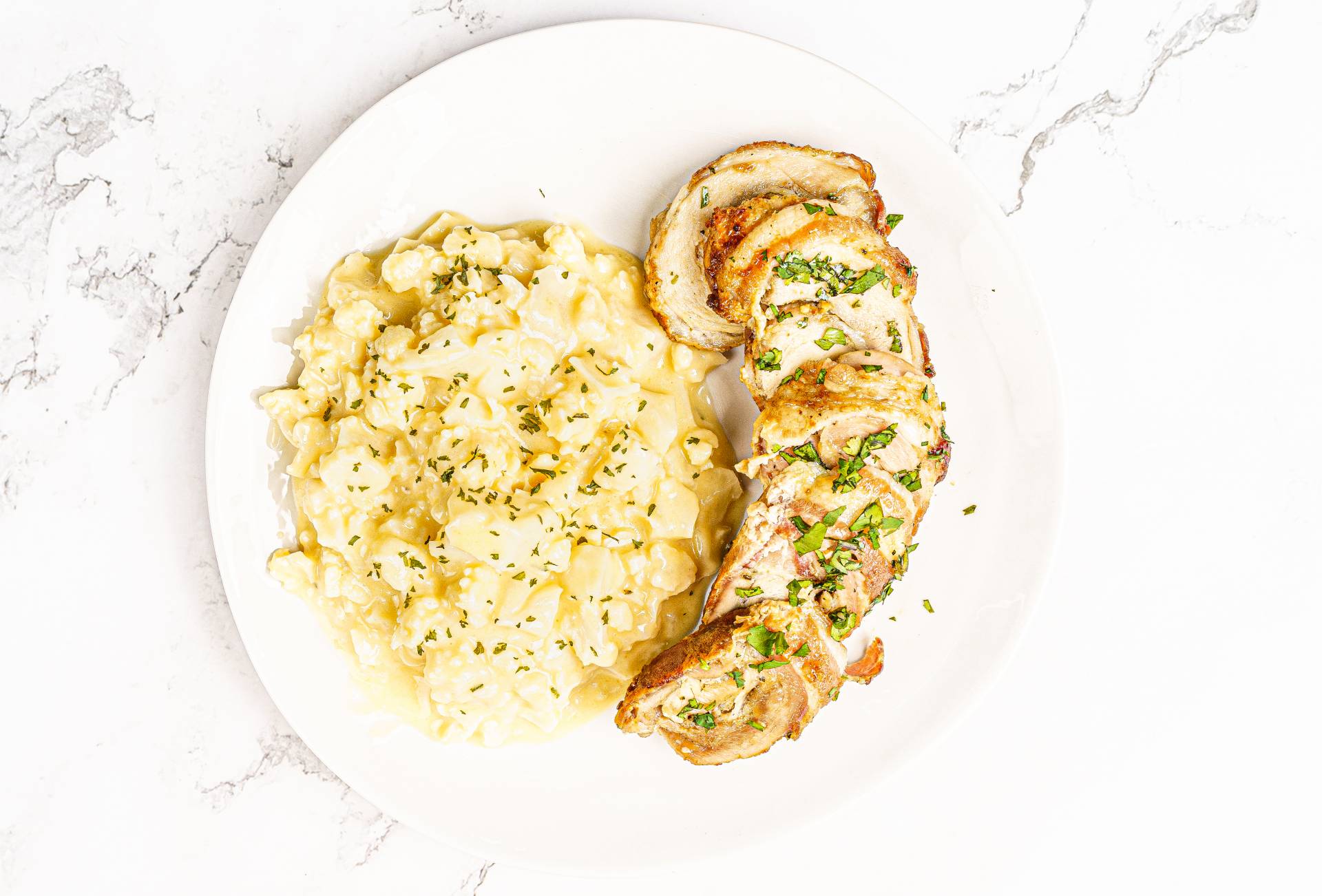 37. Rollitos de Pollo y Bacon / Coli Mac and Cheese (Keto Diet)