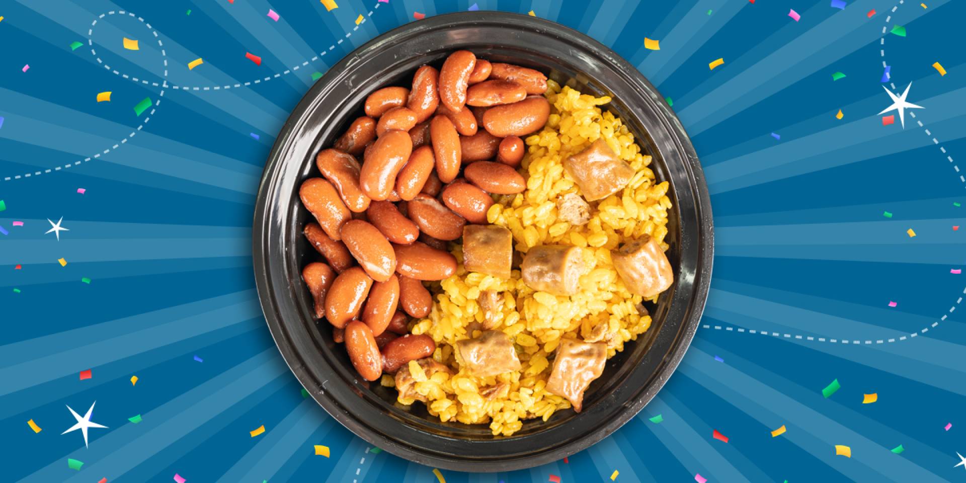 53. Arroz con Salchichas / Habichuelas Rojas (Niños)